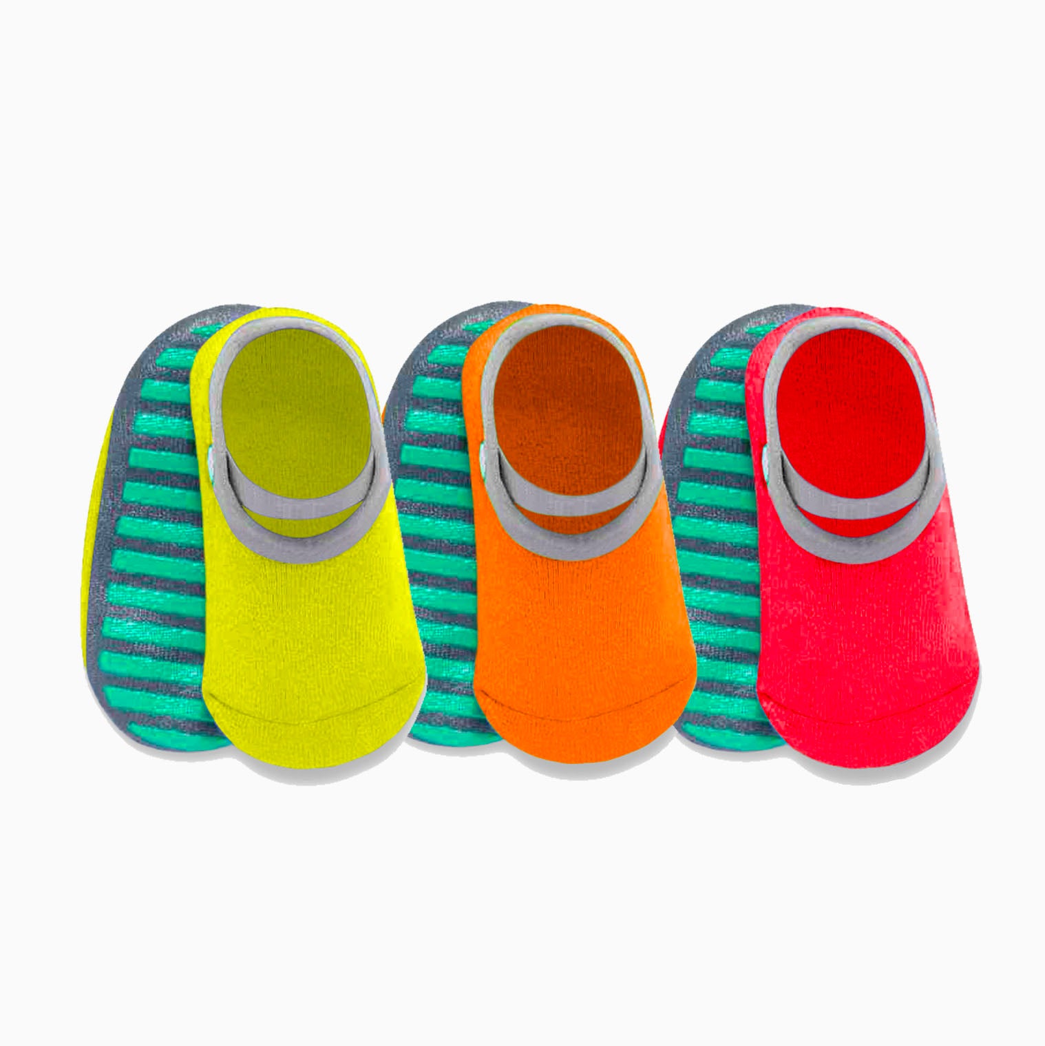Non-Slip Baby Socks | Three Amigos 3-Pack