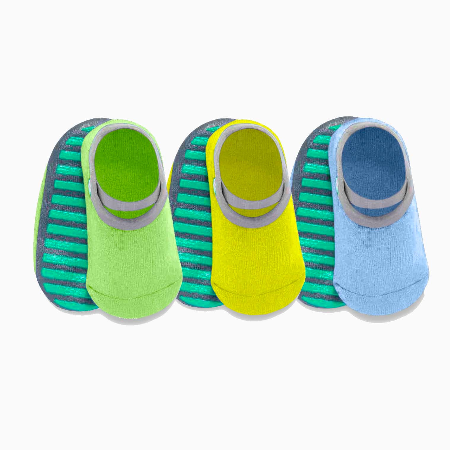Non-Slip Baby Socks  Three Amigos 3-Pack – BabyShocks